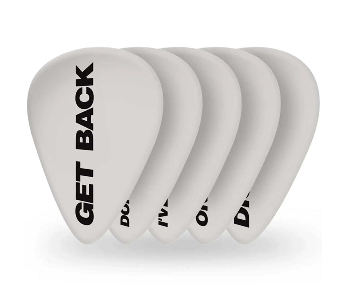 D'Addario 1CWH6-10B8 Beatles Get Back Guitar Picks Heavy Gauge (1.0mm) - 10 pieces