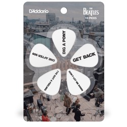 D'Addario 1CWH6-10B8 Beatles Get Back Guitar Picks Heavy Gauge (1.0mm) - 10 pieces