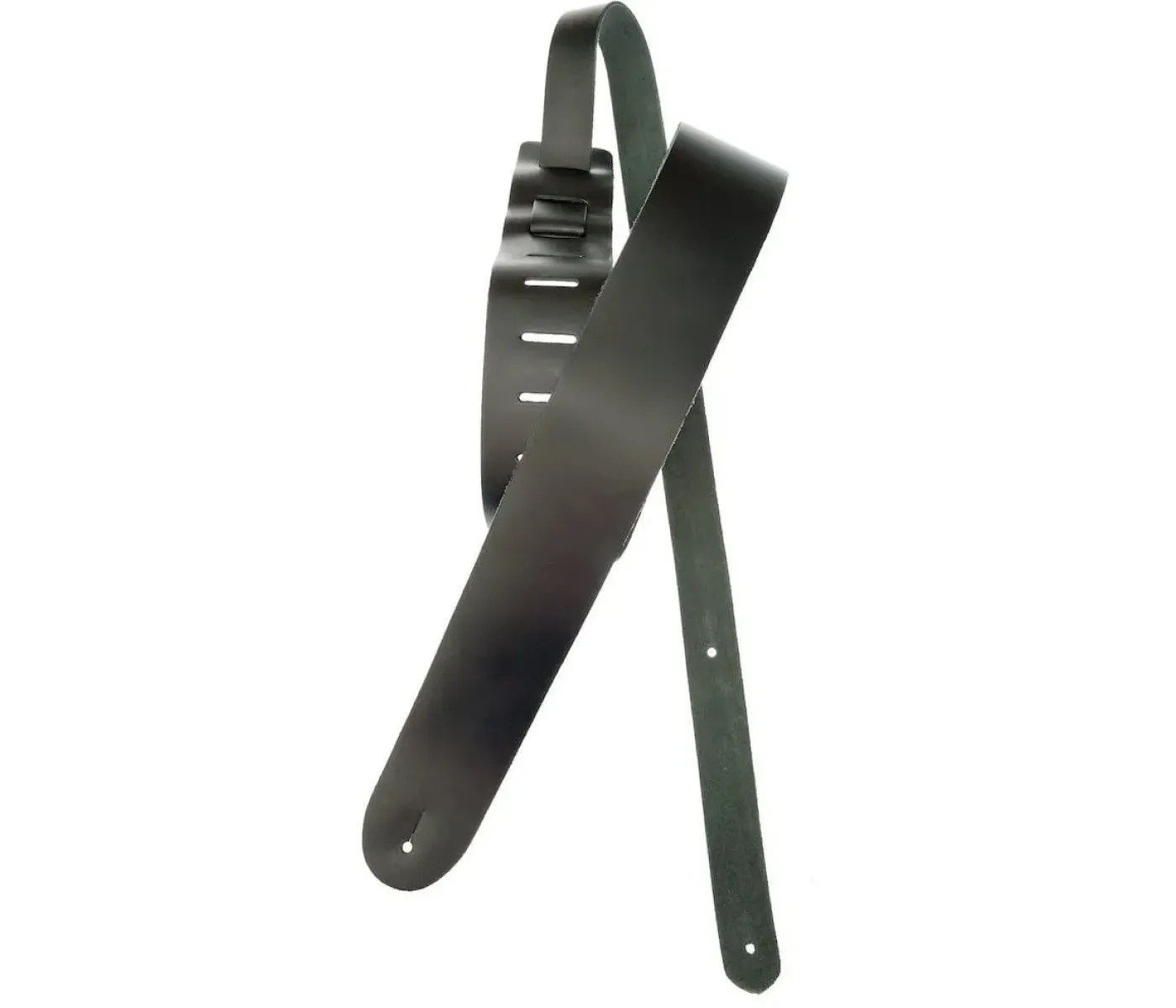 D'Addario 25L00-DX Planet Waves Classic Leather Guitar Strap - Black
