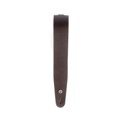 D'Addario 25L01-DX Deluxe Leather Guitar Strap - Brown