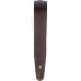 D'Addario 25L01-DX Deluxe Leather Guitar Strap - Brown