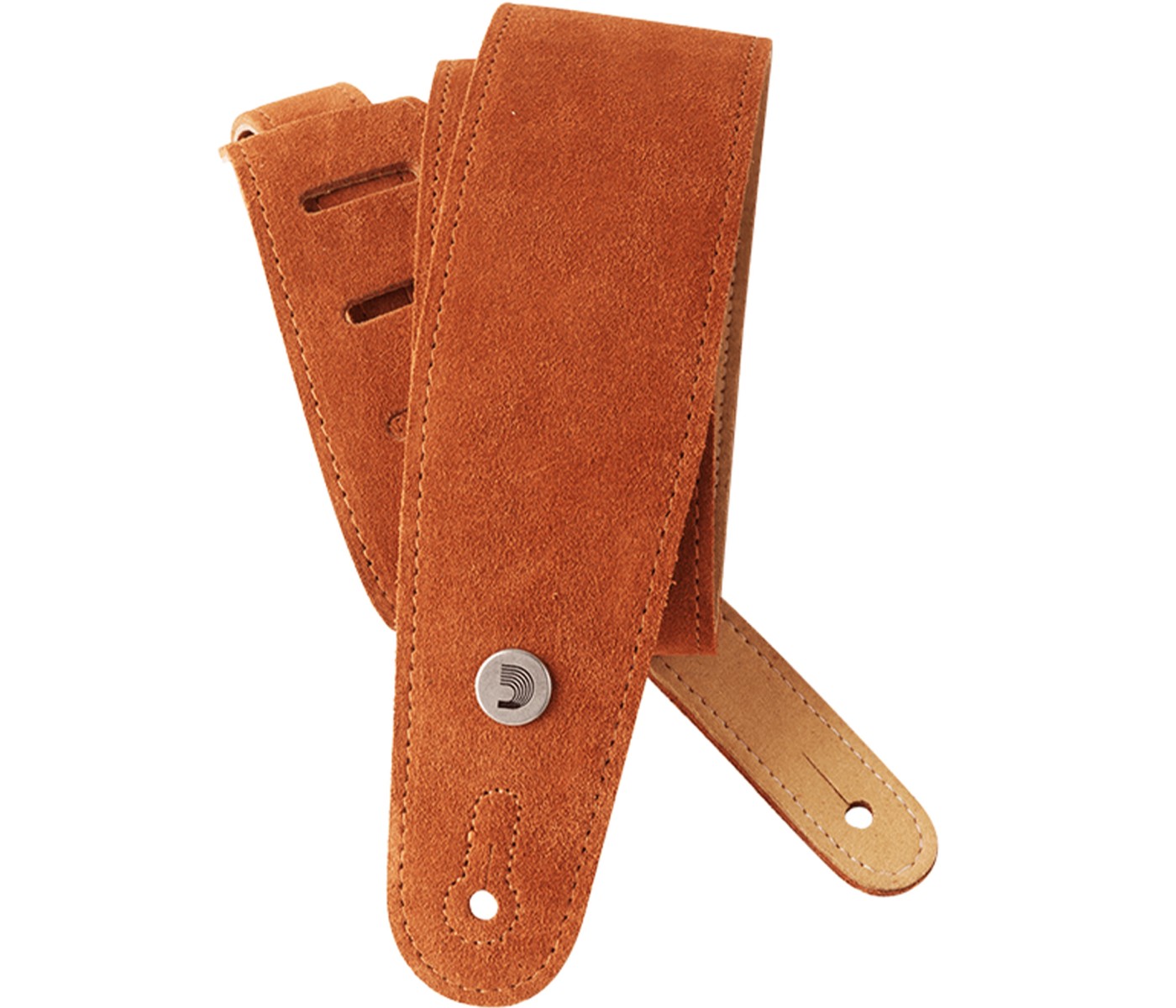 D'Addario 25SS02-DX Planet Waves Suede Guitar Strap - Honey