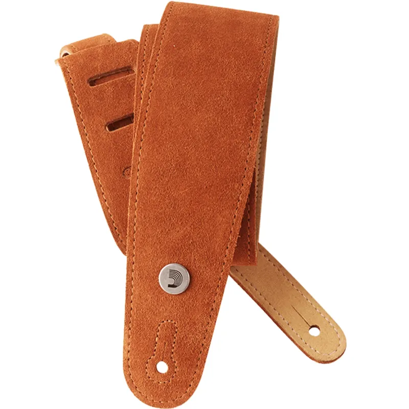 D'Addario 25SS02-DX Planet Waves Suede Guitar Strap - Honey