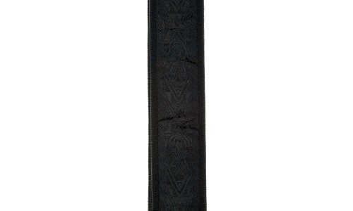 D'Addario 50B01 Nylon Woven Guitar Strap - Black Satin