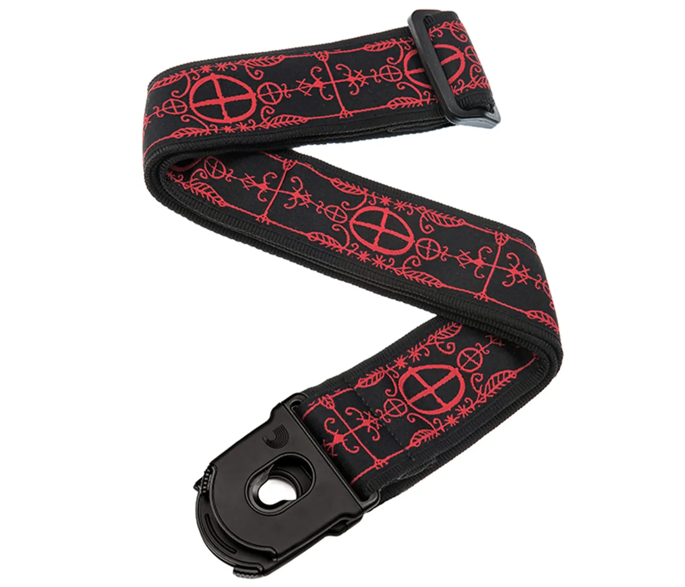 D'Addario 50PLA12 Planet Lock Guitar Strap - Voodoo
