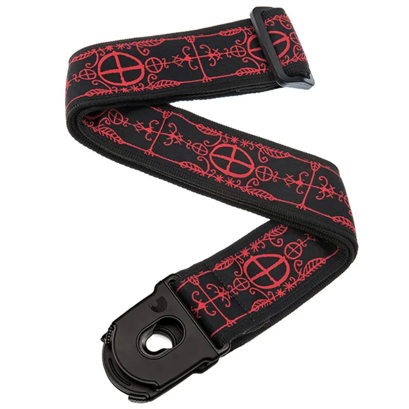D'Addario 50PLA12 Planet Lock Guitar Strap - Voodoo