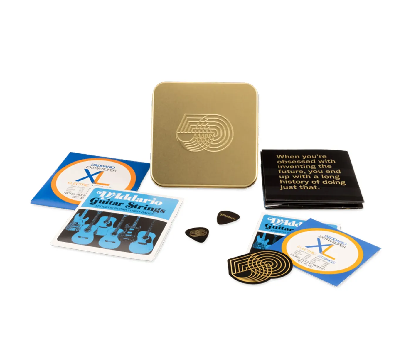 D'Addario DATIN50A Limited Edition 50th Anniversary String Bundle - EXL110 and EJ16 String Sets