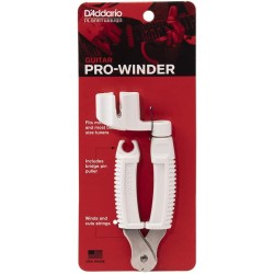 D'Addario DP0002W Planet Waves Pro-Winder Guitar - White