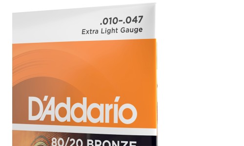 D'Addario EJ10 Phosphor Bronze Acoustic Guitar String Extra Light - 10-47