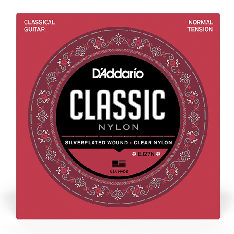 D'Addario EJ27N Nylon Student Classical Guitar String - Normal Tension