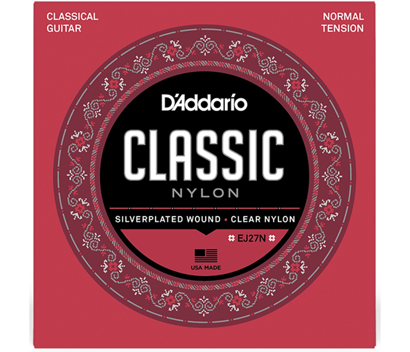 D'Addario EJ27N Nylon Student Classical Guitar String - Normal Tension
