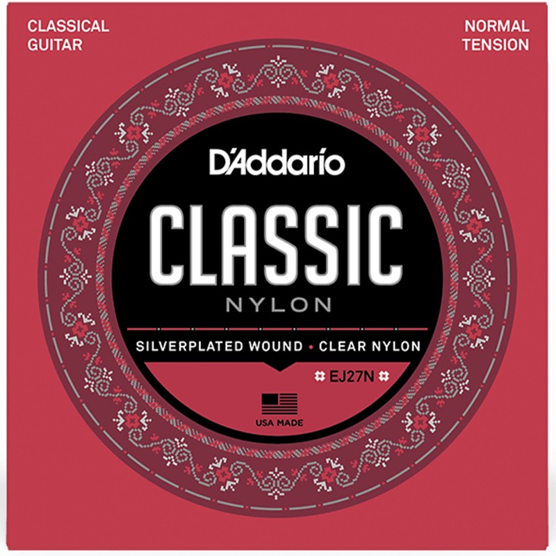 D'Addario EJ27N Nylon Student Classical Guitar String - Normal Tension