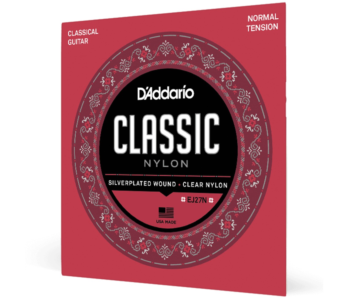 D'Addario EJ27N Nylon Student Classical Guitar String - Normal Tension