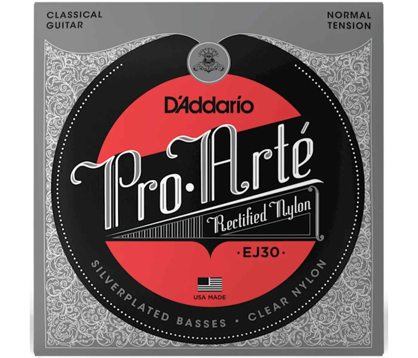 D'Addario EJ30 Pro-Arté Rectified Trebles Classical Guitar Strings - Normal Tension