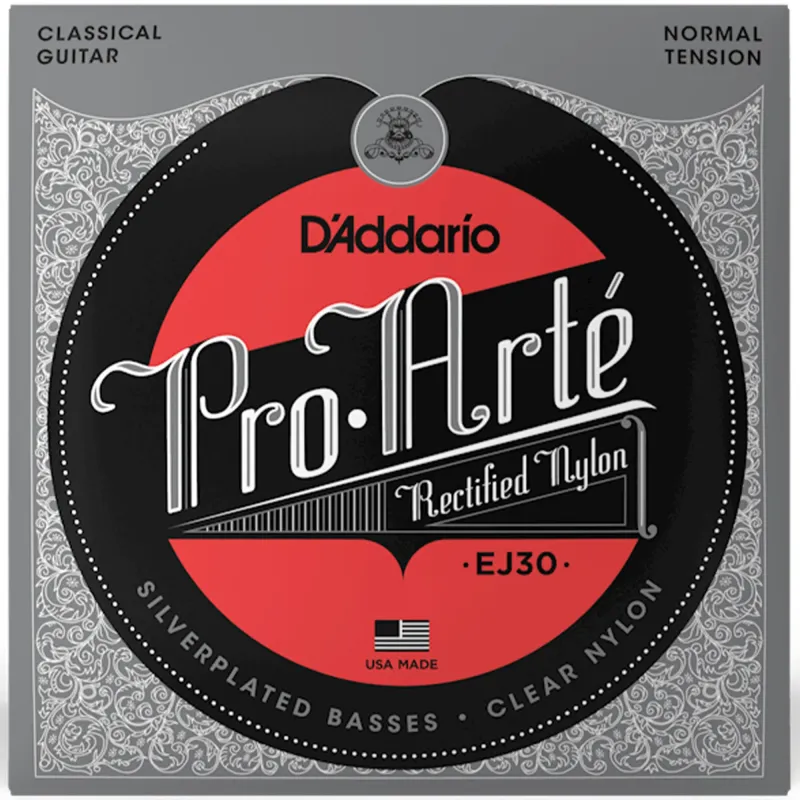 D'Addario EJ30 Pro-Arté Rectified Trebles Classical Guitar Strings - Normal Tension
