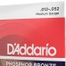 D'Addario EJ39 Phosphor Bronze Acoustic Guitar 12-String Meduim - 12-52