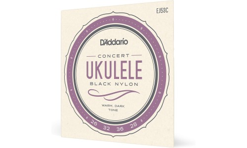 D'Addario EJ53C Hawaiian-Concert Pro-Arte Rectified Ukulele Strings