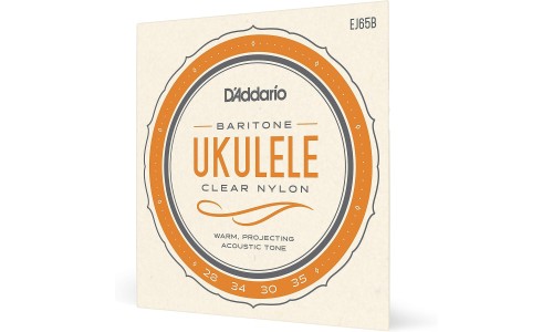 D'Addario EJ65B Pro-Arté Custom Extruded Nylon Ukulele Strings - Baritone