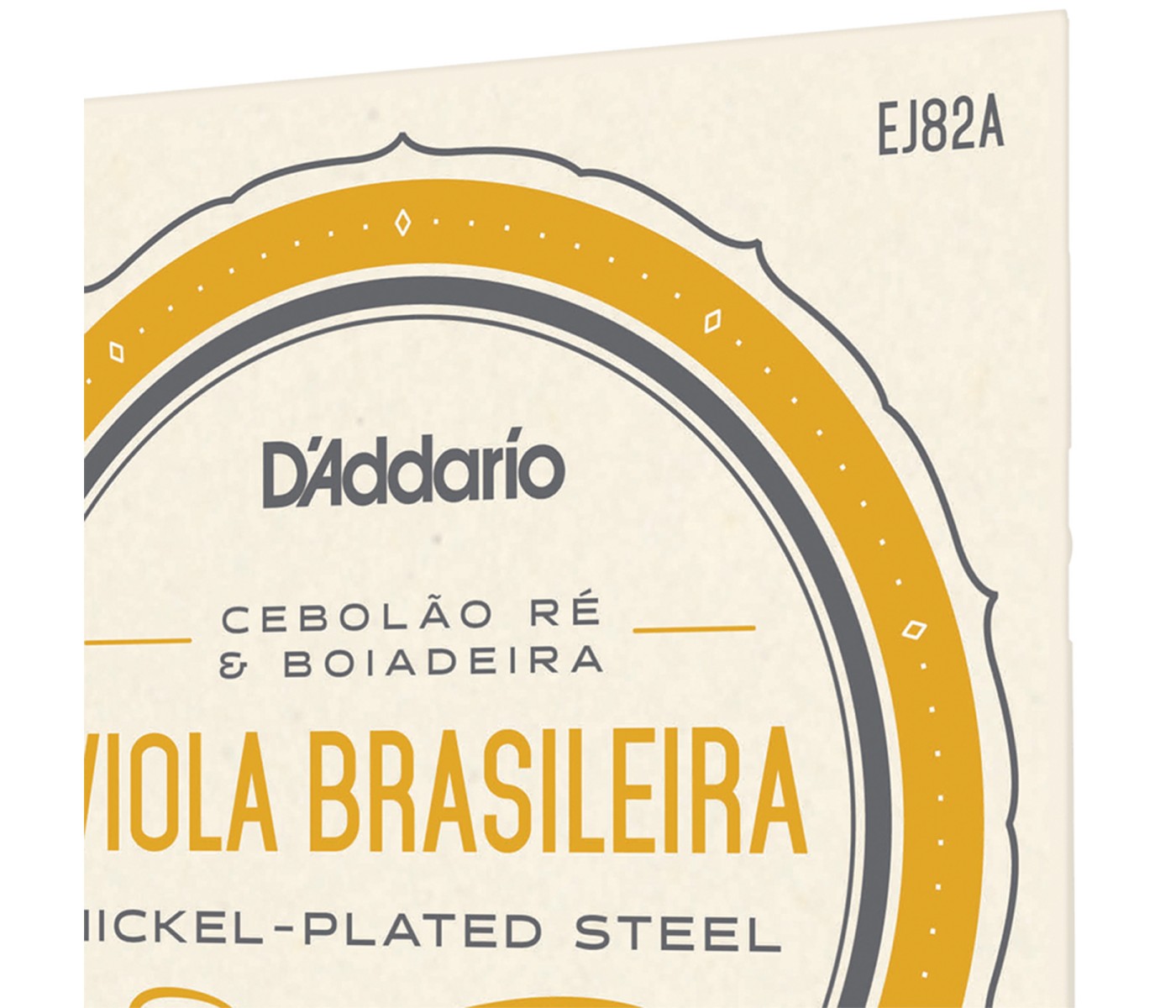 D'Addario EJ82A Viola Brasileira string Cebolão Re and Boiadeira Tunings