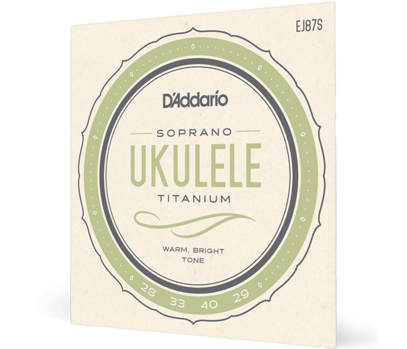 D'Addario EJ87S Titanium Ukulele - Soprano