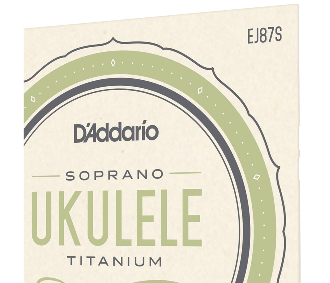 D'Addario EJ87S Titanium Ukulele - Soprano