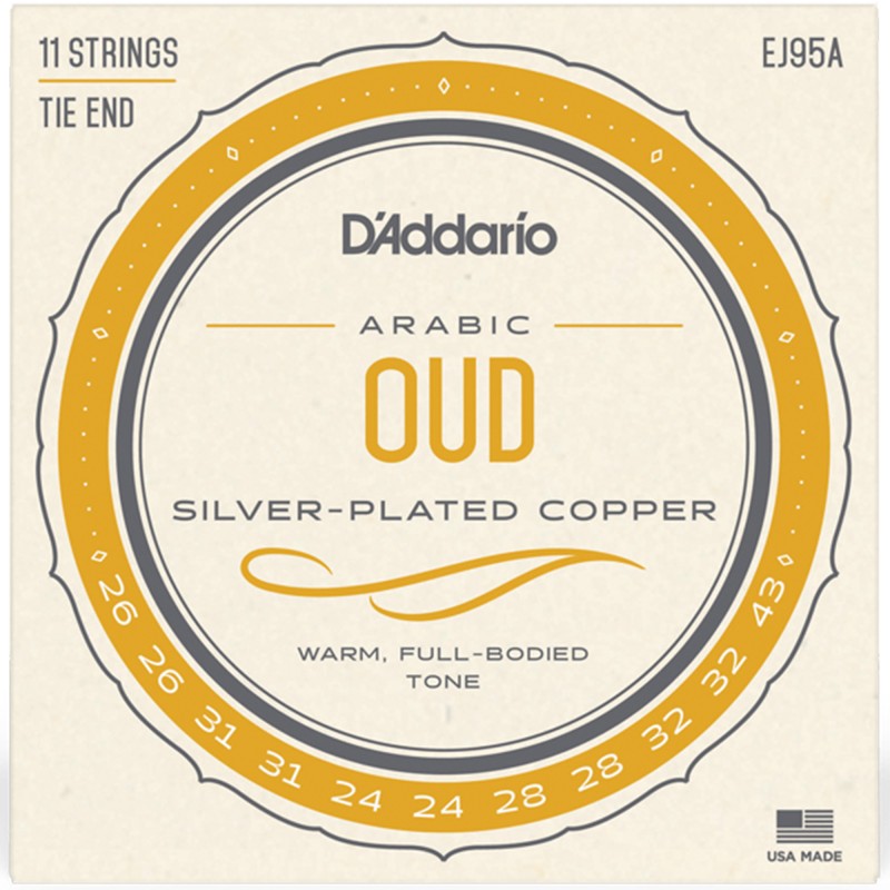 D'Addario EJ95A Arabic Oud Strings 11-String Set - Normal Tension