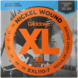 D'Addario EXL110 Nickel Wound Electric Guitar String Regular Light - 10-46