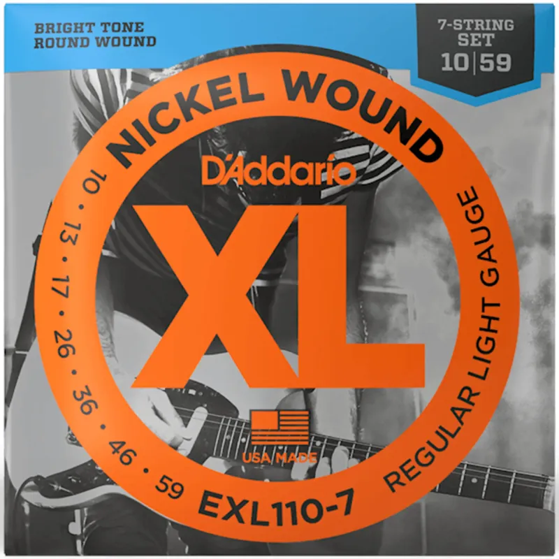 D'Addario EXL110 Nickel Wound Electric Guitar String Regular Light - 10-46