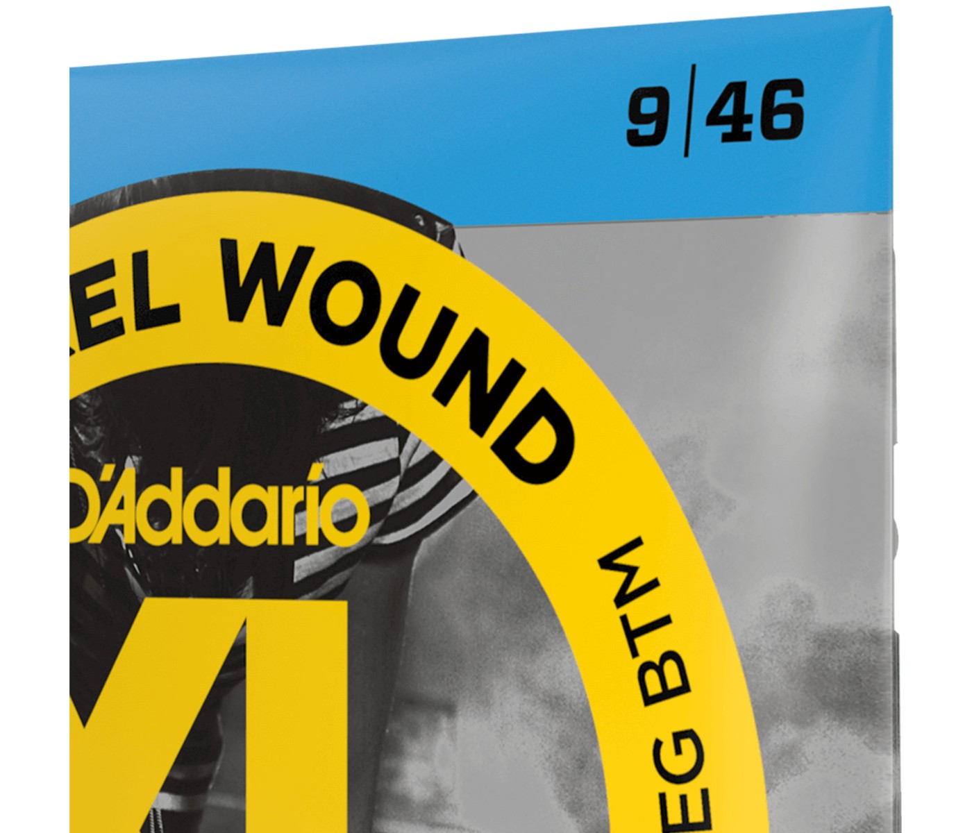 D'Addario EXL125 Nickel Wound Super Light Top/Regular Bottom Electric Guitar Strings - 09- 46