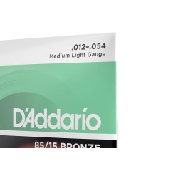 D'Addario EZ920 Phosphor Bronze Acoustic Guitar String Medium Light - 012 - 054