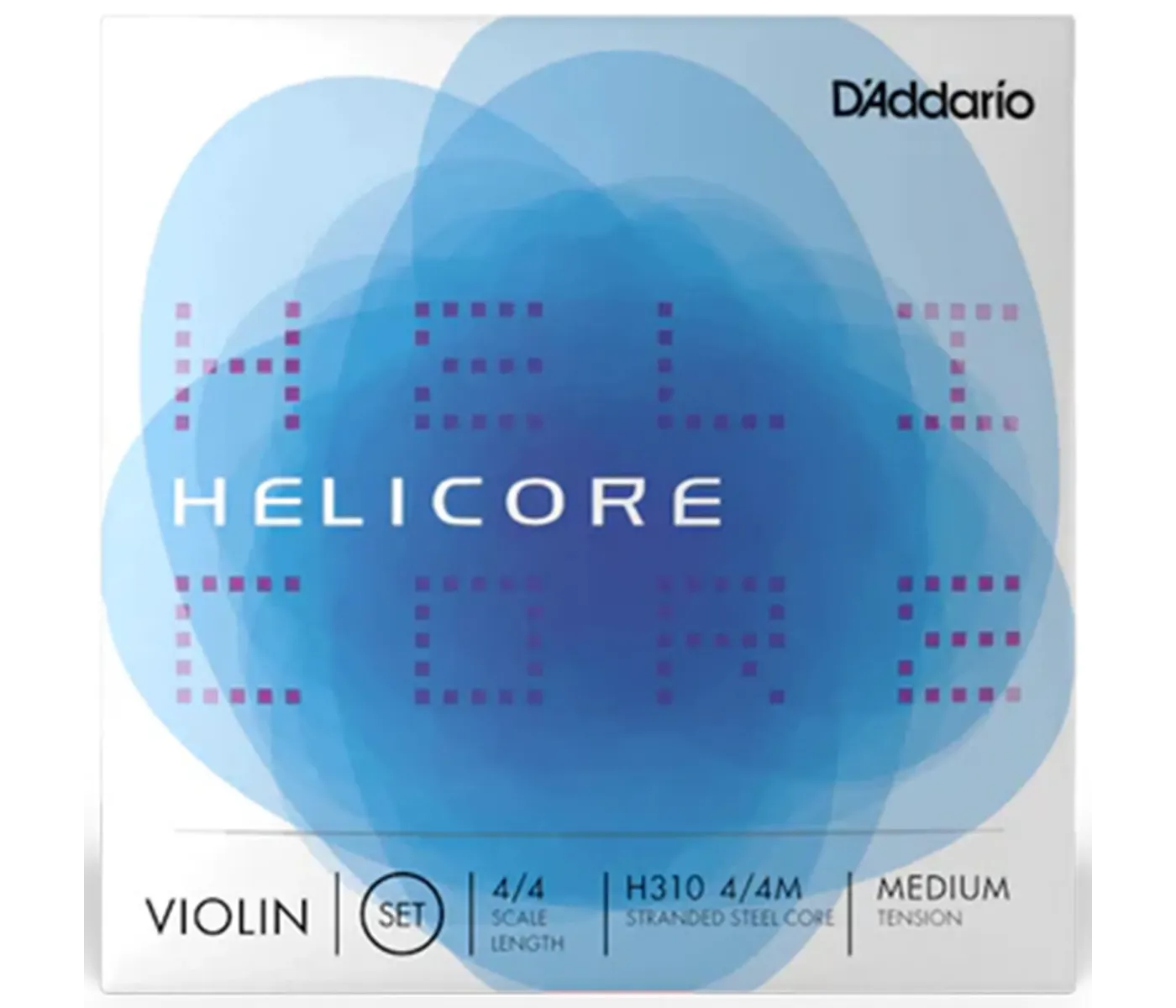 D'Addario H310 4/4M Helicore Violin String Set - Medium Tension