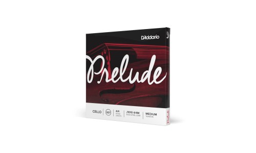 D'Addario J1010 4/4M Prelude Cello String Set - 4/4 Scale - Medium Tension