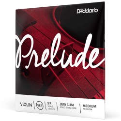 D'Addario J810 3/4M Prelude Violin String - 3/4 Scale - Medium Tension