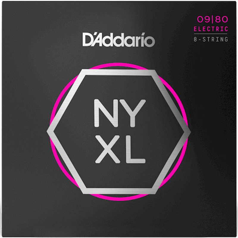 D'Addario NYXL0980 NYXL Electric Guitar String Super Light - 09-80