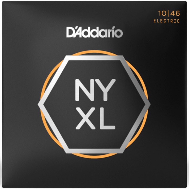 D'Addario NYXL1046Electric Guitar String Nickel Wound Regular Light - 10-46