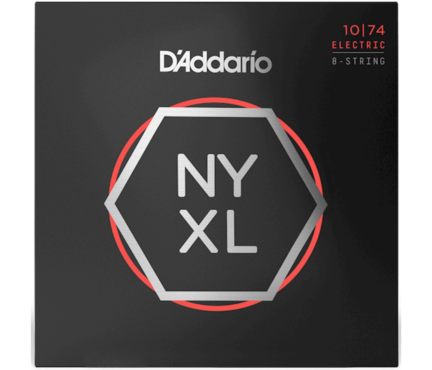 D'Addario NYXL1074 Nickel Wound Electric 8-String Regular Light - 10-74