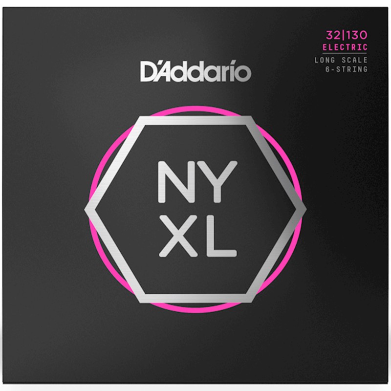 D'Addario NYXL32130 NYXL Bass Electric Guitar String Regular Light - 32-130