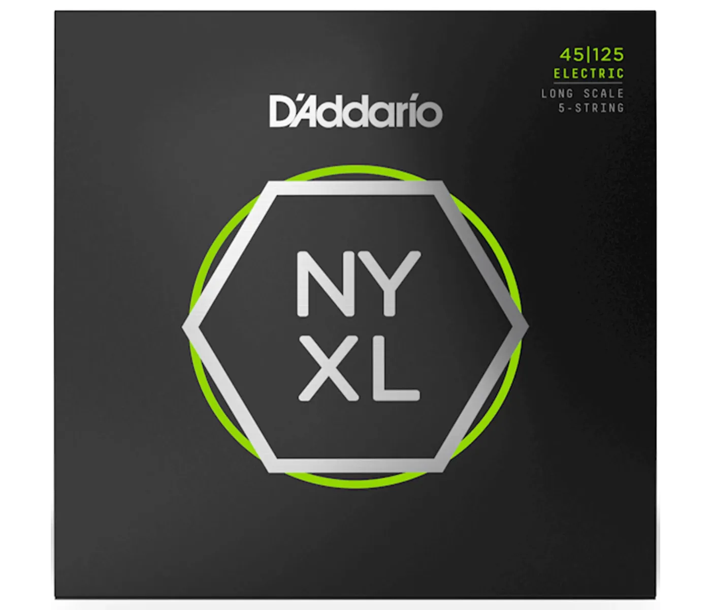 D'Addario NYXL45125 NYXL Bass Electric Guitar String Light Top/Medium Bottom - 45-125