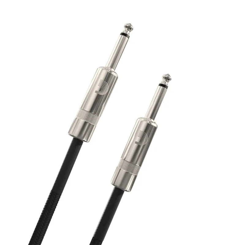 D'Addario PW-BG-20BK Braided Straight to Straight Instrument Cable - 20 foot Black D'Addario PW-BG-20BK Braided Straight to Straight Instrument Cable - 20 foot Black
