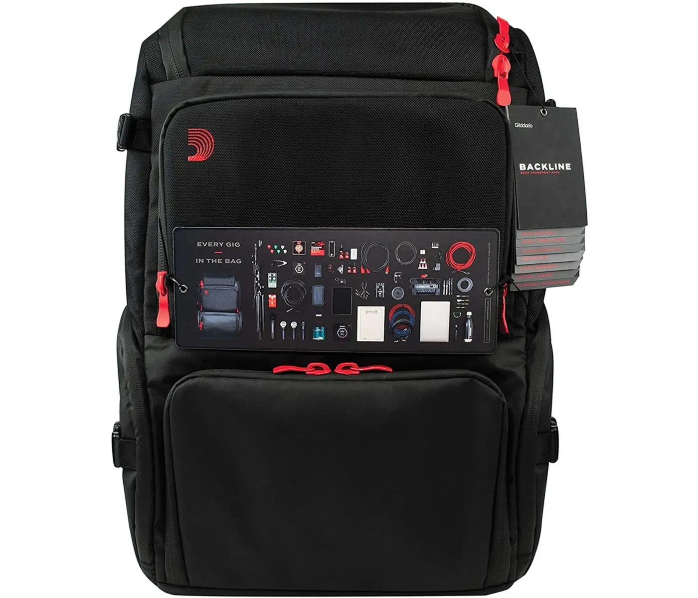D'Addario PW-BLGTP-01 Backline Gear Transport Pack Musician's Acessories Backpack