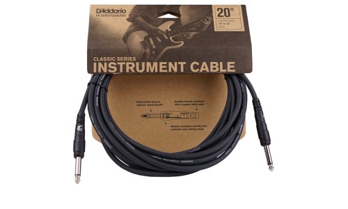 D'Addario PW-CGT-20 Classic Series instrument cables Straight - Straight - 20 ft / 6 Meters