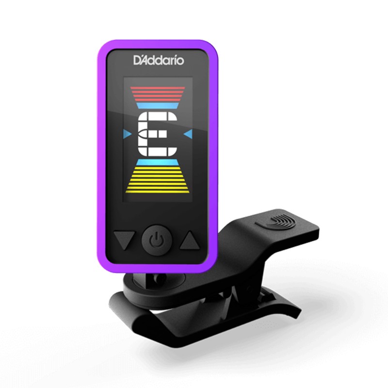 D'Addario PW-CT-17PR Planet Waves Eclipse Headstock Tuner - Purple D'Addario PW-CT-17PR Planet Waves Eclipse Headstock Tuner - Purple