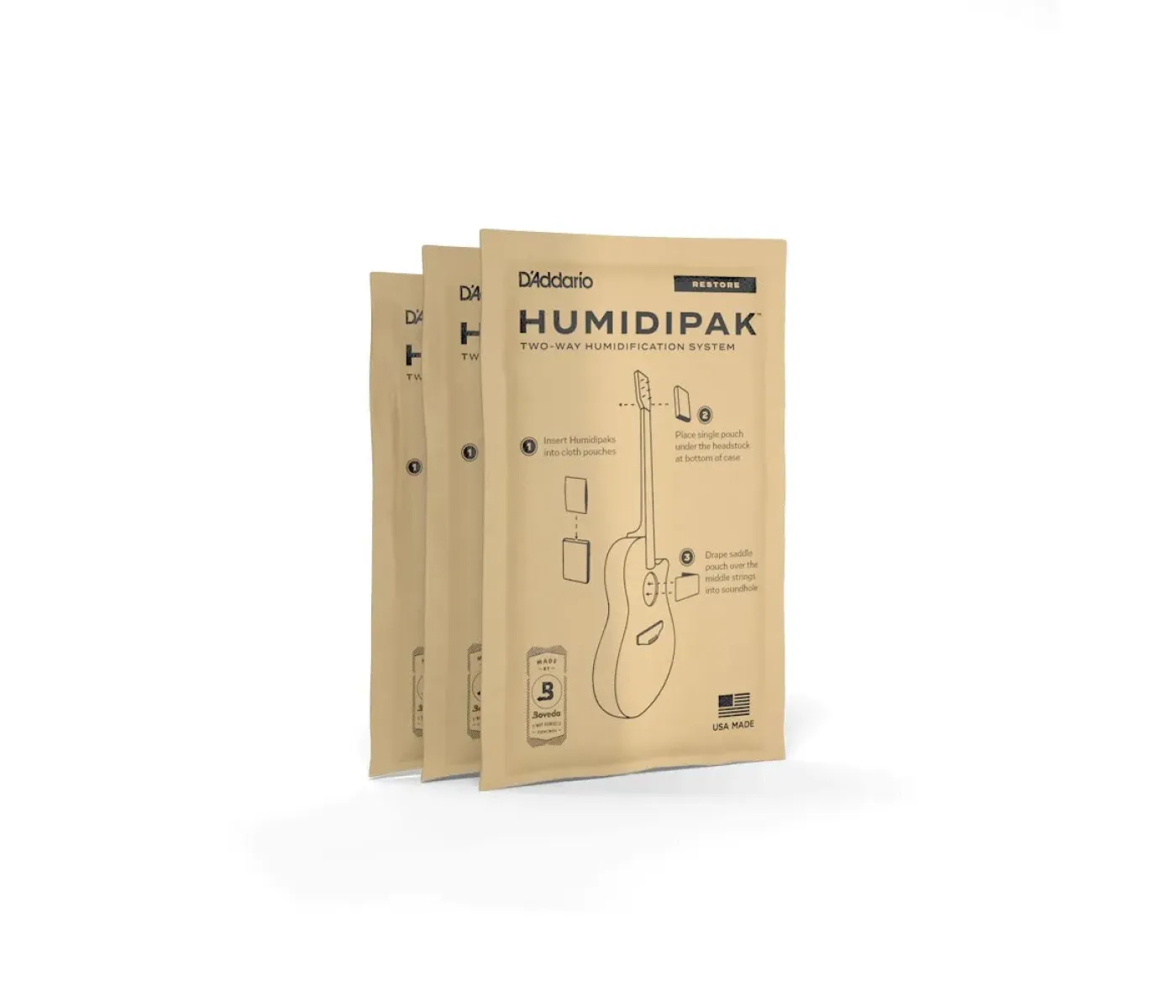 D'Addario PW-HPCP-03 Humidipak Restore Automatic Humidity Conditioning System