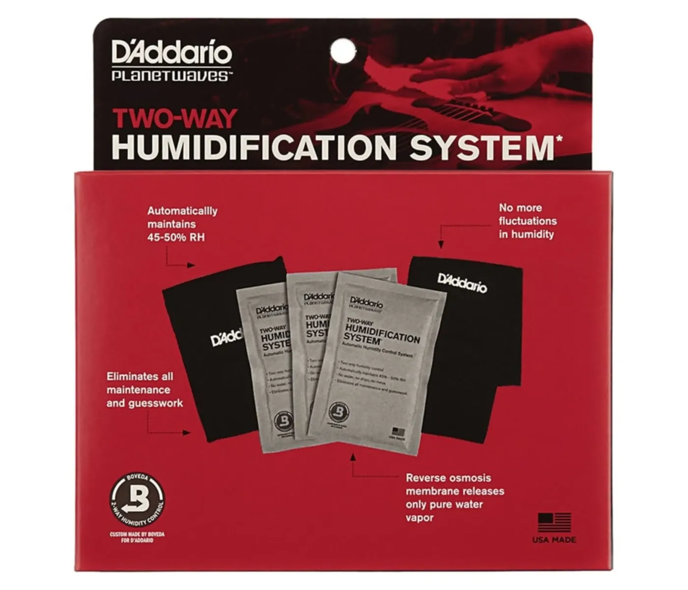 D'Addario PW-HPK-01 Planet Waves Two-Way Humidification System
