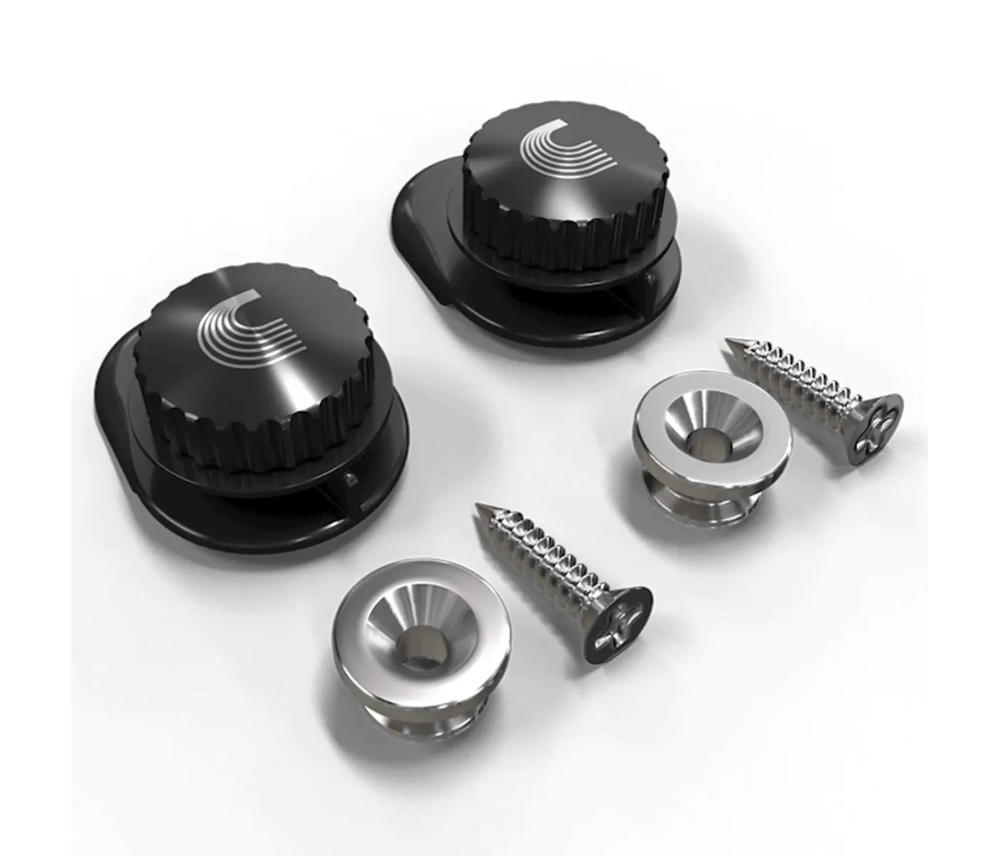 D'Addario PW-SLS-02 Universal Strap Lock System - Nickel