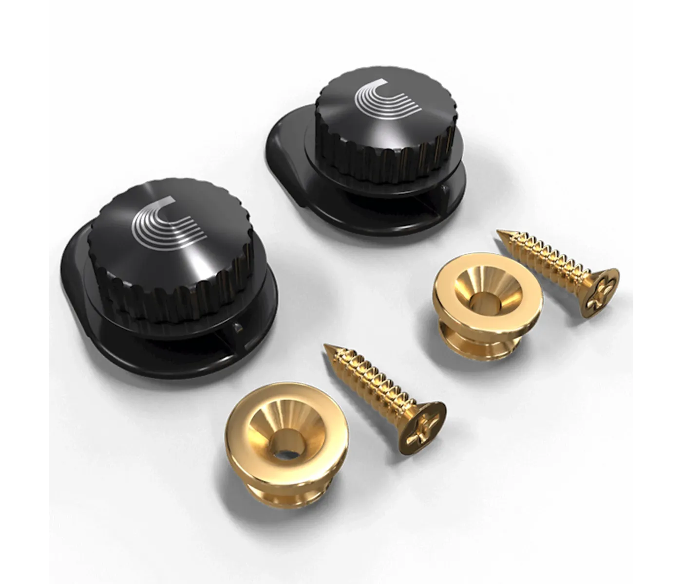 D'Addario PW-SLS-03 Universal Strap Lock System - Gold