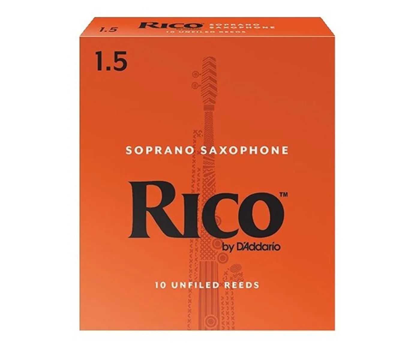 Rico by D'Addario RIA1015 Soprano Saxophone Reeds - Strength 1.5 - 10 Pieces Rico by D'Addario RIA1015 Soprano Saxophone Reeds - Strength 1.5 - 10 Pieces