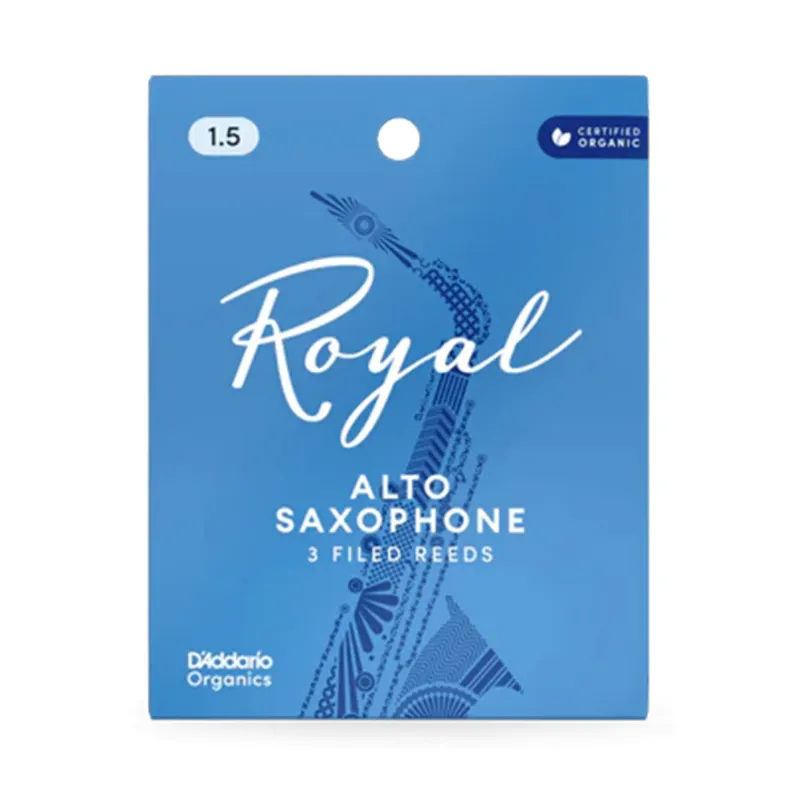 Rico by D'Addario Royal RJB0315 Alto Saxophone Reeds - Strength 1.5 - 3 Pieces