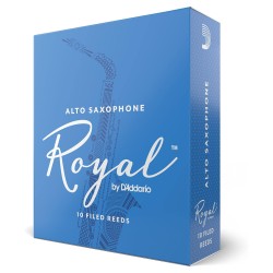 Rico by D'Addario Royal RJB1025 Alto Saxophone Reeds - Strength 2.5 - 10 Pieces