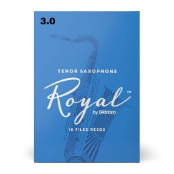 Rico by D'Addario Royal RKB1030 Tenor Saxophone Reeds - Strength 3.0 - 10 Pieces